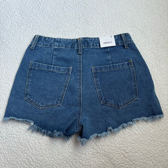 Frayed Denim Shorts - Picture 2 of 7
